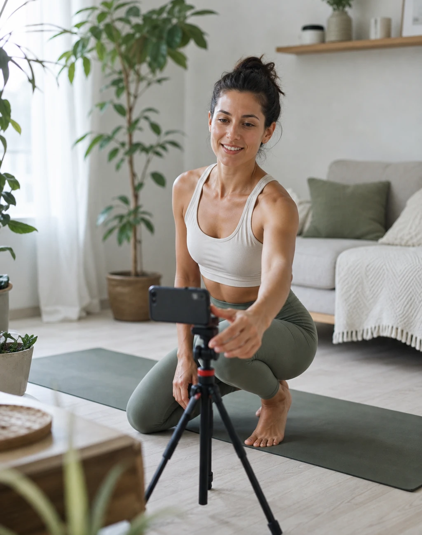 filming a class at home